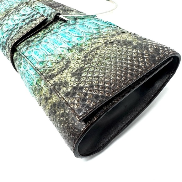 Ferragamo Exotic Python Ring Clutch – Rare Collector’s Piece - Picture 4 of 14